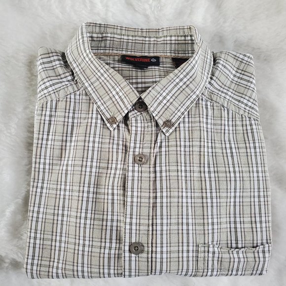Wolverine Other - WOLVERINE MENS PLAID SHIRT